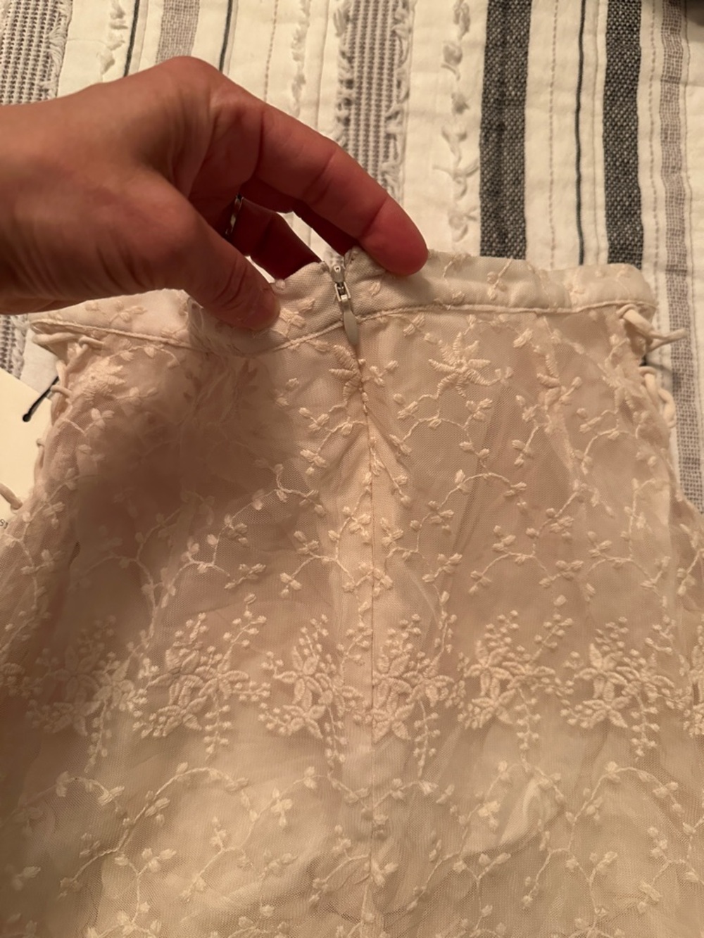Spell sample Le gauze lace tiered skirt Small - Picture 12 of 13